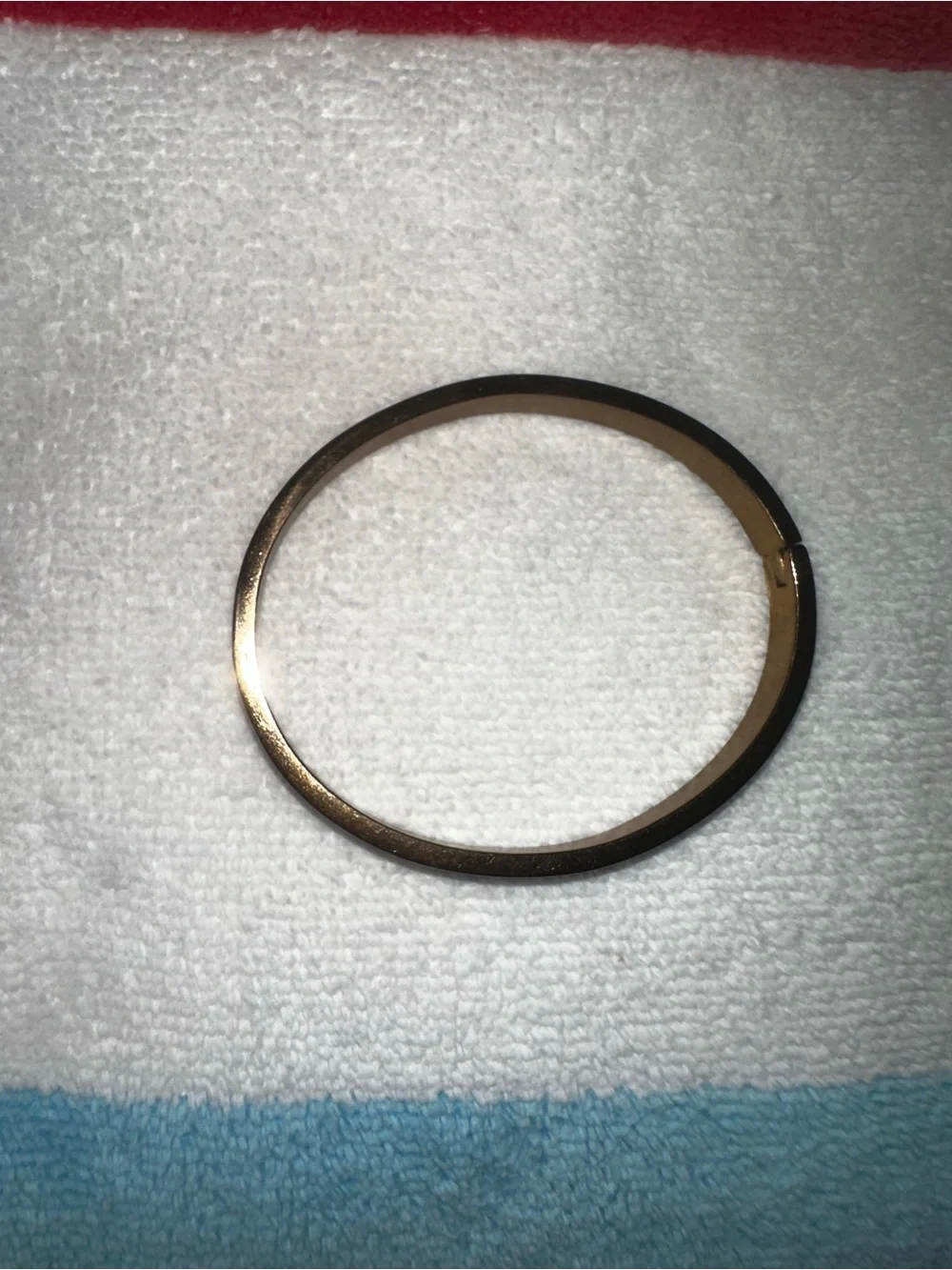 Gold Women’s  Screw-Accent Cuff Bracelet